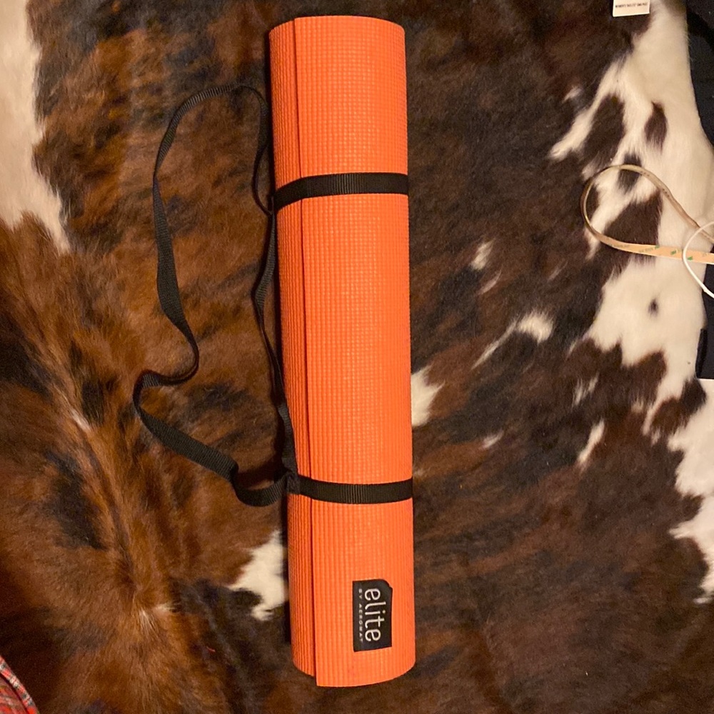 pink yoga mat